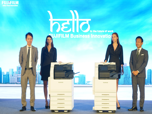 From left: Masatsugu Naito - president, Fujifilm Business Innovation Asia Pacific; Koji Wada, managing director, Fujifilm India