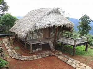Traditional Hut for Tourism in Kongthong Vill