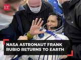 NASA astronaut Frank Rubio returns from record-setting mission in space, says 'good to be home'