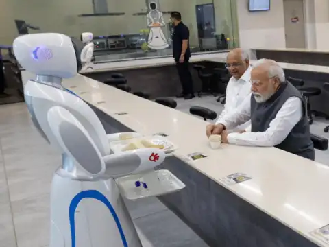 A cup of tea, served by technology