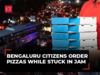 Bengaluru residents order Pizzas while stuck in woeful traffic jam for hours