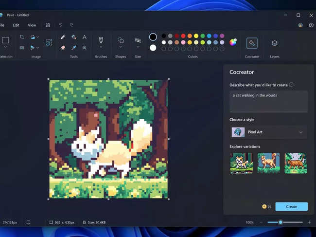 Paint Cocreator is part of Microsoft's plan to integrate AI-driven creativity into Windows 11.