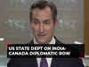US State Department on India-Canada diplomatic standoff: ‘Not going to speak publicly’