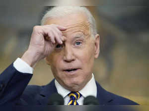 Washington: President Joe Biden announces a ban on Russian oil imports, tougheni...