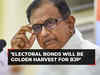 Electoral bonds legalised bribery, will be golden harvest for BJP: Chidambaram