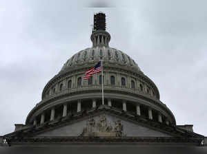 Looming deadline to avert US government shutdown on the hill in Washington, U.S.