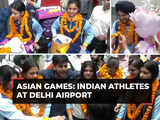 Asian Games 2023: Rapturous scenes at Delhi airport as Indian athletes return home