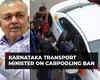 'No ban on carpooling; take license': Karnataka Transport minister Ramalinga Reddy after controversy