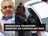 'No ban on carpooling; take license': Karnataka Transport minister Ramalinga Reddy after controversy