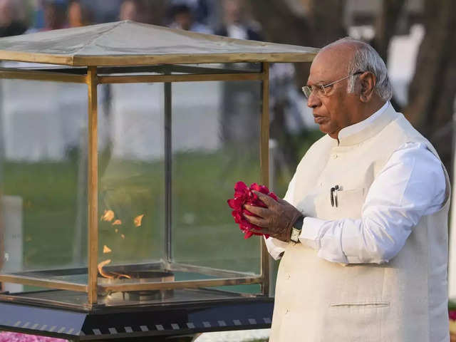 Kharge's respects