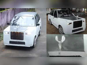 Kerala teenager transforms Maruti 800 to Rolls Royce-esque car