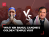 Rahul Gandhi performs 'sewa' at Golden Temple; Assam CM Sarma mocks visit