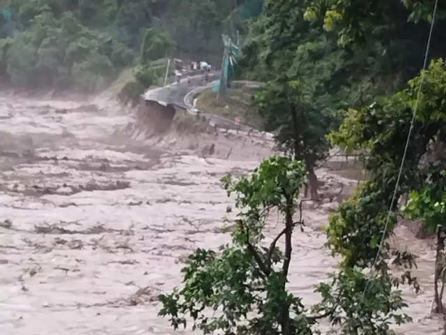 ​Bridge washed away​