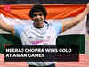 Asian Games: Had an intuition that I’ll have a good game, says Neeraj Chopra after winning the Gold