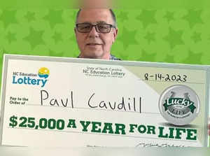 North Carolina Lottery winner chooses $390,000 lump sum over $25,000 for life