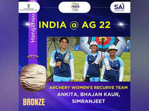 Asian Games: Indian women's recurve archery team secures bronze medal, beats Vietnam