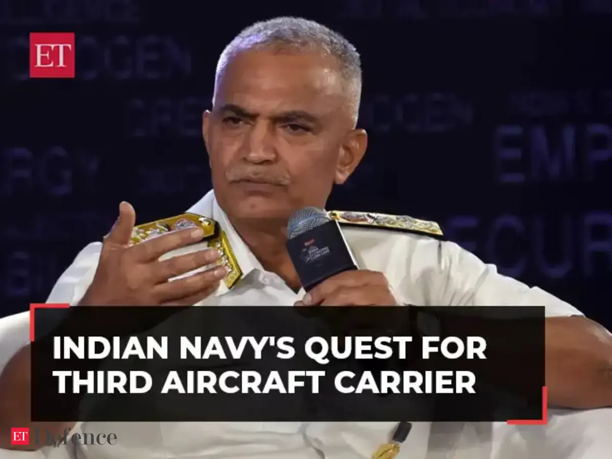 navy: Indian Navy's quest for third Aircraft Carrier: Navy Chief says ...