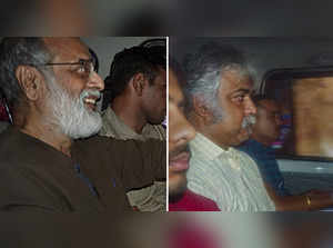**EDS: COMBO PHOTO** New Delhi: NewsClick founder Prabir Purkayastha (L) and HR ...