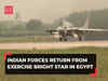 IAF's MiG-29 fighter jets from 28 squadrons return from 'Exercise Bright Star' in Egypt, watch!