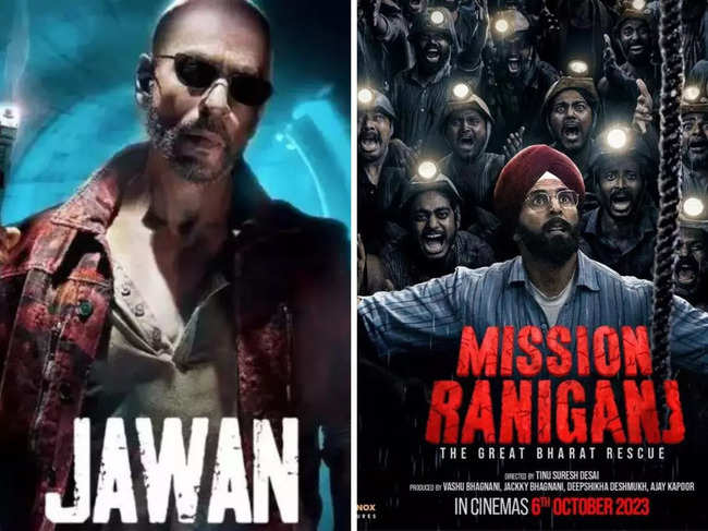 While 'Jawan' is a saga of valour, family, and duty, 'Mission Raniganj' depicts India's first successful coal mine rescue.