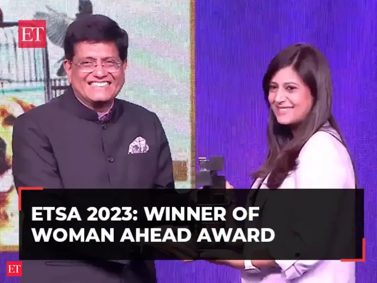 et startup awards 2023: ET Startup Awards 2023: Winner of Woman Ahead ...