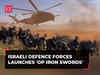 Israeli Defence forces launch operation 'Iron Swords' following Hamas attacks; Visuals