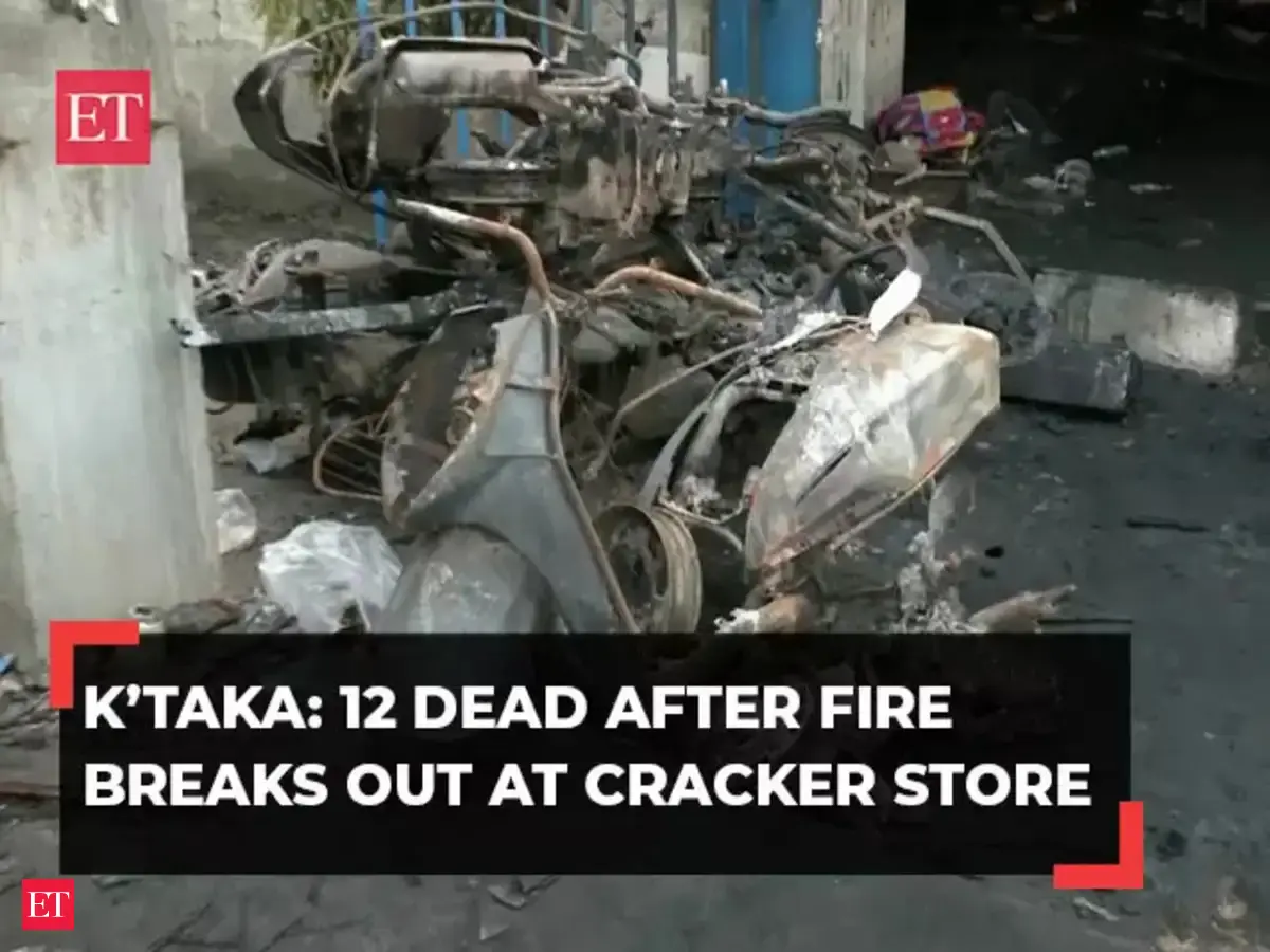 Karnataka: At least 12 dead after fire breaks out at firecracker store ...