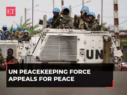 Israel-Gaza attack updates: UN peacekeeping force appeals for peace - The  Economic Times Video