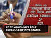 Election Commission to announce poll dates for 5 state assemblies today