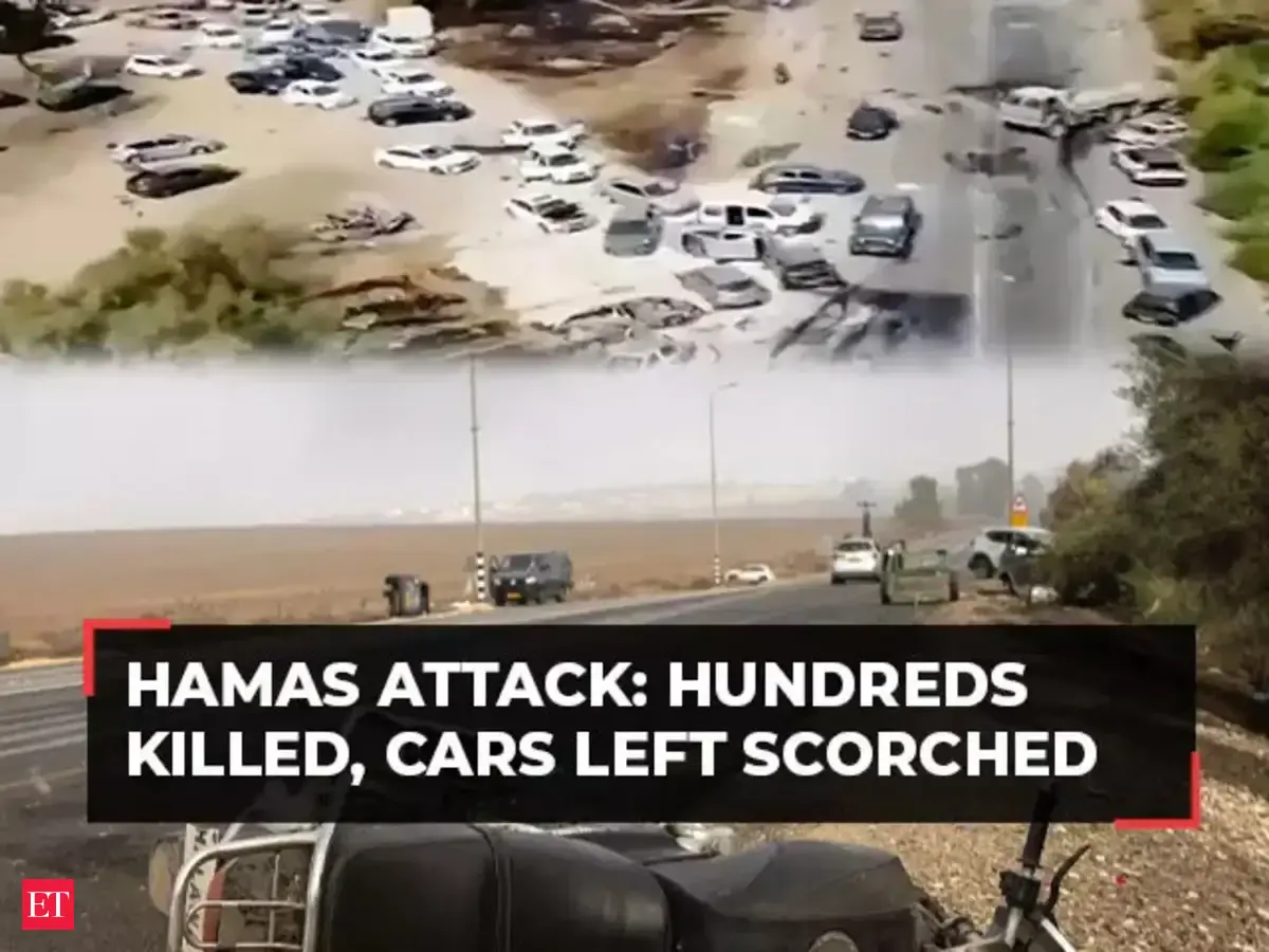 Hamas attack on Israel: Drone footage shows post-horrific terror strike ...