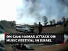 Video shows Hamas militants attacking music festival in Israel