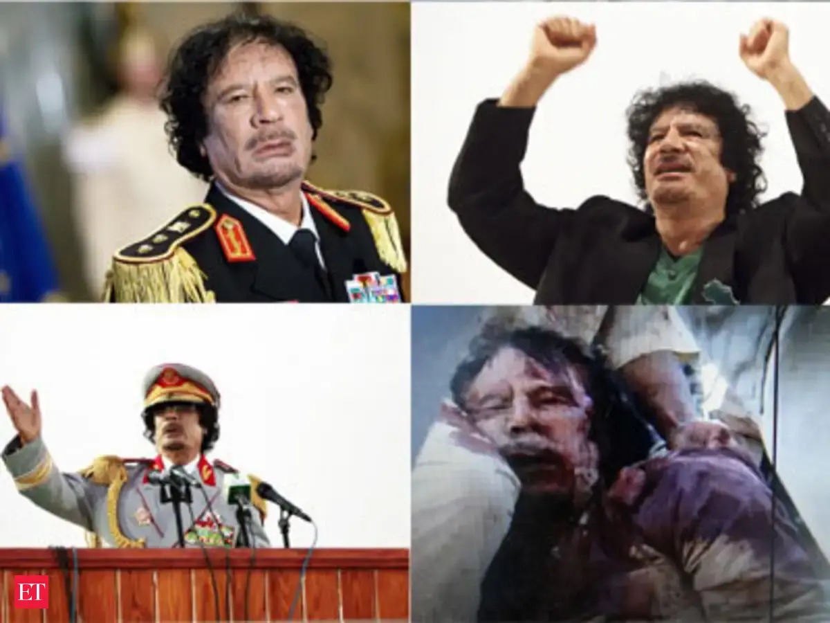 Gaddafi was also known as a flamboyant man - | The Economic Times