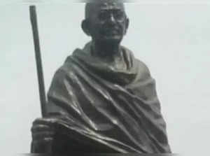 Mahatma Gandhi's statue removed after objections