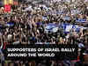 Israel-Hamas war: Supporters of Israel rally around the world in show of solidarity