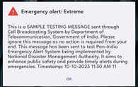 DoT carries out tests of emergency alerts