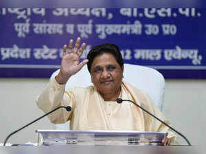 Lucknow: Bahujan Samaj Party (BSP) supremo Mayawati chairs a meeting of party's ...