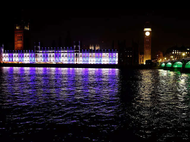 ​UK Parliament lights up for Israel​