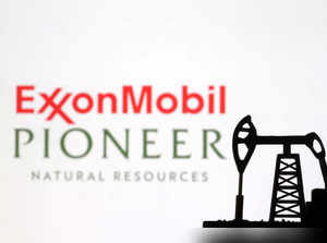 ExxonMobil and Pioneer Natural Resources logos