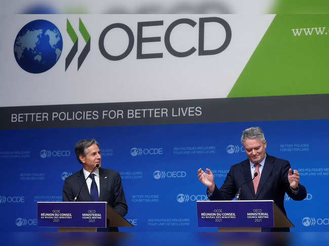FILE PHOTO: OECD's Ministerial Council Meeting, in Paris