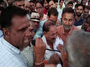 Rajasthan polls: BJP's Mukesh Goyal breaks down after being denied ticket from Kotputli