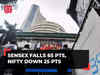 Sensex falls 65 pts, Nifty down 25 pts; Infy, HCL Tech drop up to 3% ahead of Q2 results