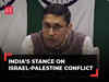 MEA clears India's stand on Israel-Palestine conflict; updates on 'Operation Ajay'