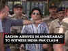 World Cup 2023: Sachin Tendulkar arrives in Ahmedabad to witness India, Pak locking horns