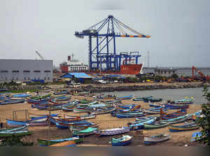 Thiruvananthapuram: Chinese ship Zhen Hua 15, first cargo vessel to dock at Vizh...