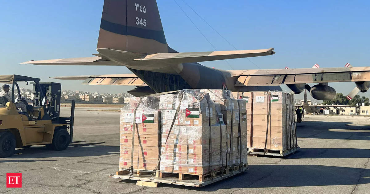 More aid flights arrive in Egypt’s Sinai, awaiting passage to Gaza