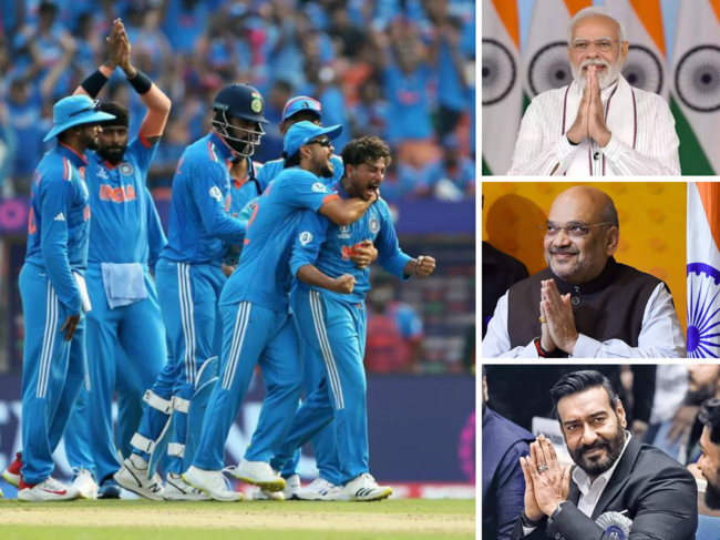 Prime Minister Narendra Modi & Home Minister Amit Shah congratulated the team, while Bollywood star Ajay Devgn also expressed his joy.