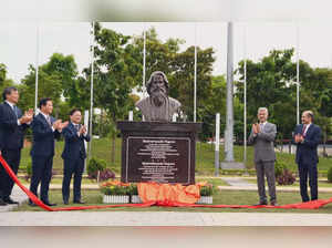 EAM Jaishankar unveils Rabindranath Tagore's bust in Vietnam