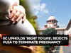 SC upholds 'Right to Life', rejects married woman's plea to terminate over 26-week pregnancy