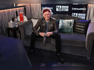 Keith Richards visits SiriusXM's 'The Howard Stern Show' at SiriusXM Studios on October 05, 2023 in New York City.