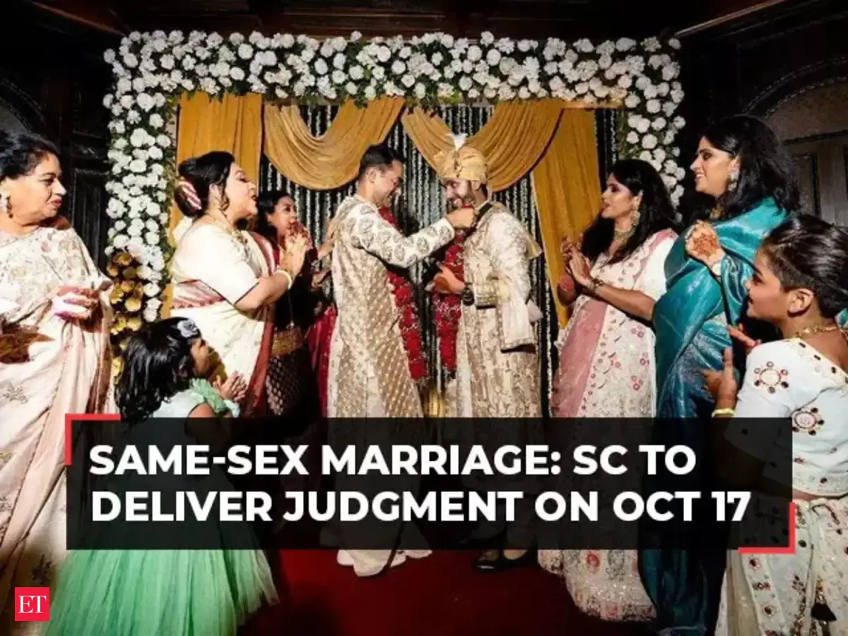 Same-sex marriage case: Supreme Court to deliver verdict on October 17 ...
